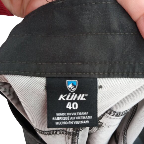 Kuhl Shift Amphibia Gray Stretch Flat Front Shorts Size 40 Pockets Outdoor - Picture 11 of 12